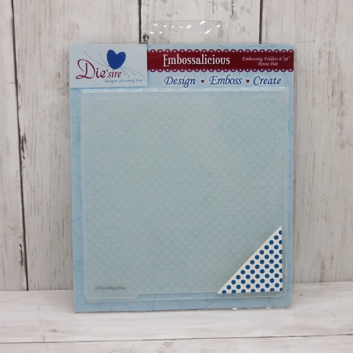 “6x6” petite dot-embossing folder – Intatwyne - Destash Shop